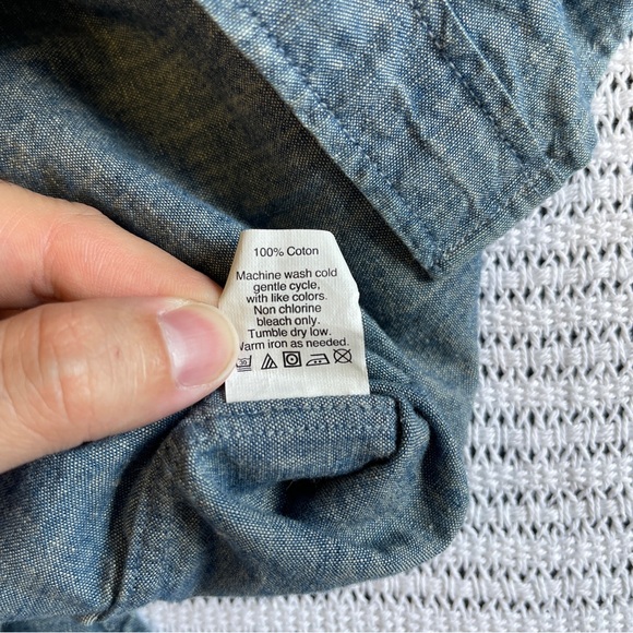 J. Crew Ludlow Chambray Shirt with Widespread Collar - Picture 5 of 5